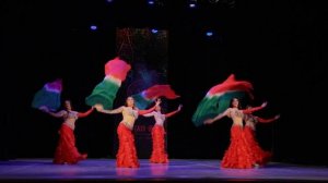 Танец с веерами-вейлами. Танцевальная студия "Dragonfly" (р?