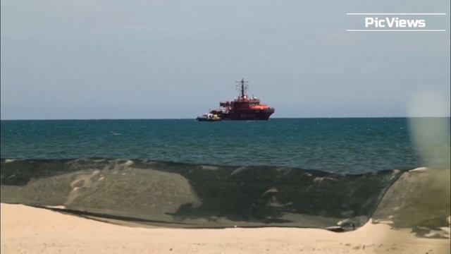 Анапа Центральный пляж сегодня 23 мая 2025. Есть ли мазут? Море и погода в Анапе сейчас