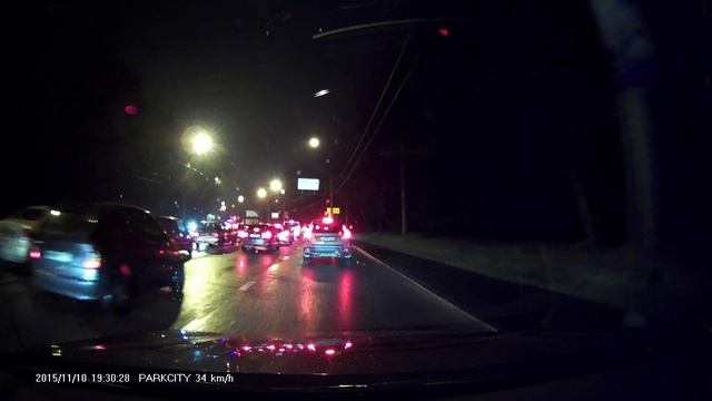 ParkCity DVR HD 770 - пример ночного видео смотреть онлайн