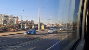 Минск.поездка на автобусе 300э.