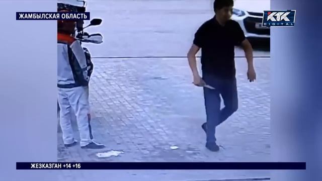 Жамбылский хулиган ранил ножом байкера-иностранца смотреть онлайн