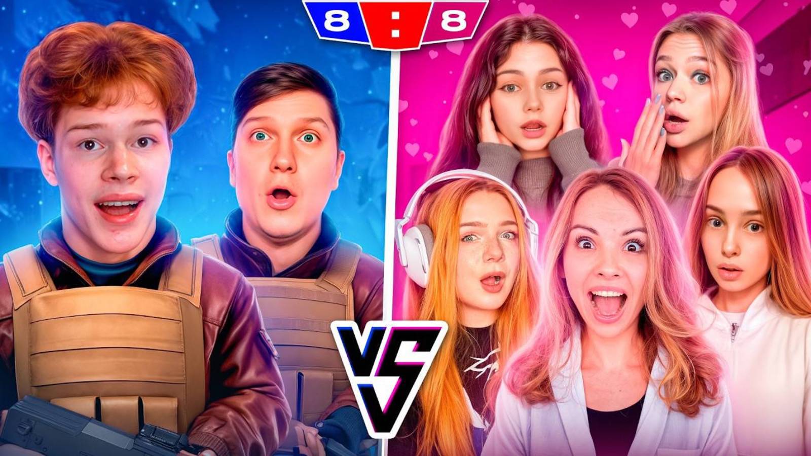 БРАТИШКА И ВЕЛЯ БРОСИЛИ ВЫЗОВ 5 ДЕВУШКАМ В STANDOFF 2😎 / ПАЦАНЫ VS ДЕВЧОНКИ, КТО ЖЕ ВЫИГРАЕТ?🔥
