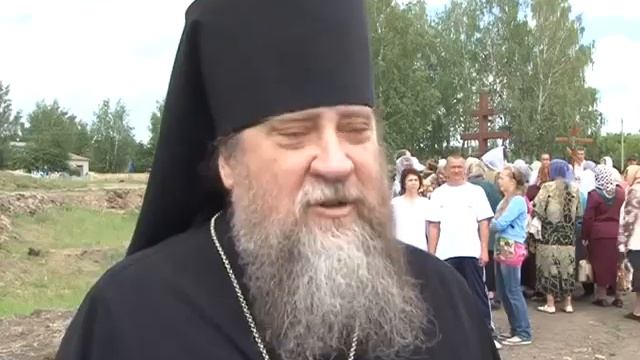 Освящение места под строительство храма Рождества Пр?