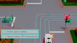 Как проедет велосипедист? решаем билеты пдд