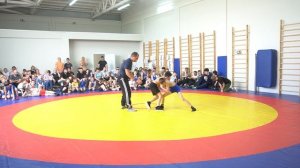 Быстрая победа на туше! 29 кг. Лихачёв Михаил(Новопокровский р-н)-Ибадов Максим (Новопокровский р-н)