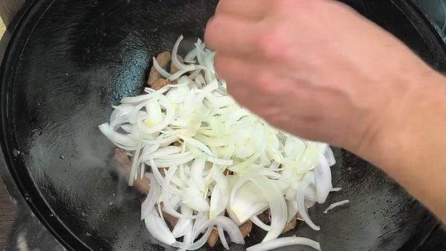 Азу по татарски в казане смотреть онлайн