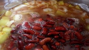 Постный фасолевый суп-пюре