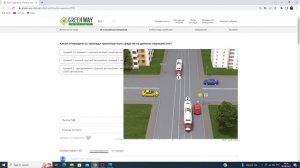 Проезд перекрёстка с трамваем