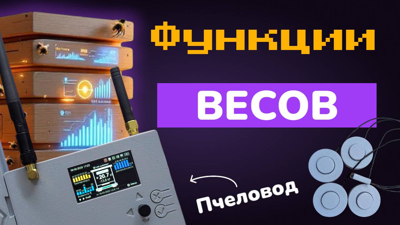Полный обзор пасечных весов «Пчеловод»: все функции за 1 час!