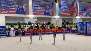 Художественная гимнастика,  выступление без предмета,