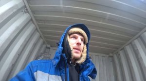 Постройка ремзоны из морского контейнера 20 футов