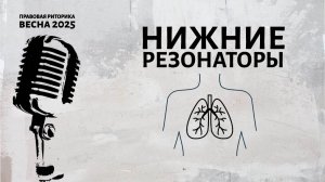 Нижние резонаторы