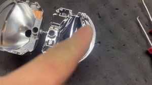 Mercedes ML 166 - восстановление света штатных intellect фар