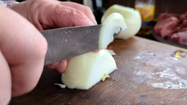 Настоящий тест ножа. Готовим плов. Нож Барс. Сталь М398 смотреть онлайн