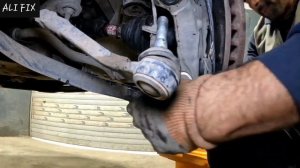 снятие оси ШРУС (приводной вал) ... Hyundai Sonata #подвеска #хо