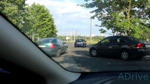 Разворот на Т-образном перекрестке (jockey-ADrive)