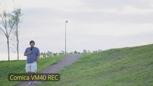 Тест микрофонов №2 Dji mic mini, Godox movielink m2, comica vm40. На открытом пространстве.