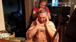 Первая стрижка от жены.Стрижка дома.The first haircut from my wife.Ha