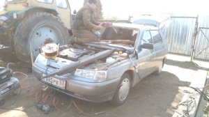 ваз 2110-2111 переклеиваем лобовое стекло