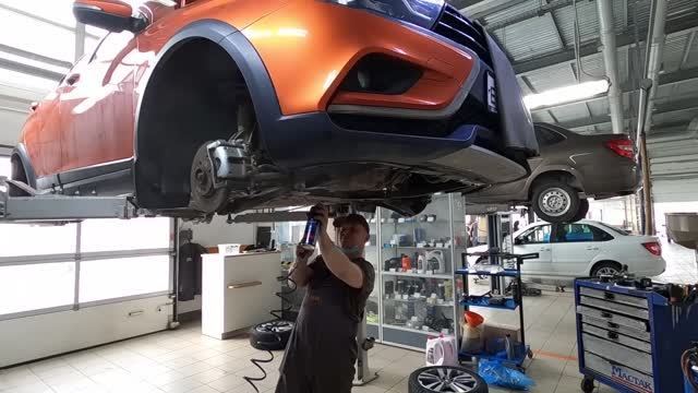 ТО-6 на Весте 1.8 (90 т.км) затянулось. Состояние Авто после Буераков. смотреть онлайн