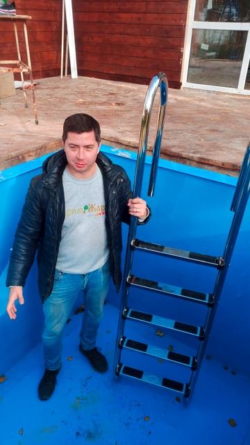 лестница для бассейна #паримжарим смотреть онлайн