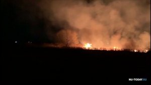 Ландшафтный пожар в Новой Усмани