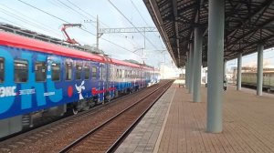 ЭП2Д-0288 "РЭКС Экспресс" отправляется с МЦД Выхино