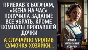 Приехав к богачам, «жена на час» получила задание все убрать, кроме комнаты пропавшей дочки…