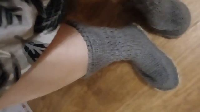 Домашняя тёплая обувь. (гольфы, сапожки). смотреть онлайн