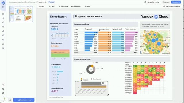 Собираем отчёт в новом конструкторе Yandex DataLens смотреть онлайн