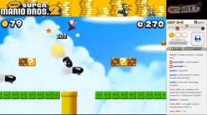 Стрим игры New super mario bros 2 (3DS) Прохождение 100% 5ч