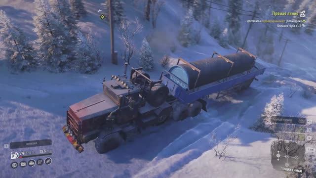 SnowRunner __  АМУР_Прямая линия