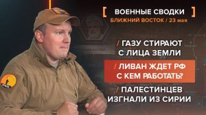 Ливан ждёт РФ: с кем работать? Газу стирают с лица земли. Палестинцев изгнали из Сирии