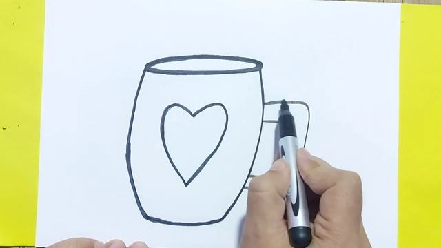 Drawing a Cup for picture / Нарисуй для детей кружка смотреть онлайн
