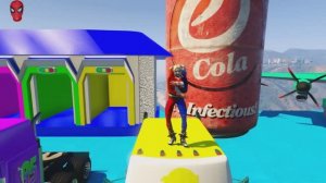 GTA 5,ГТА 5 ЧЕЛОВЕК-ПАУК 2., Новые сумасшедшие автомобильные гонки Бросают вызов друзьям