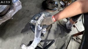 замена подшипника ступицы переднего колеса .... тойота