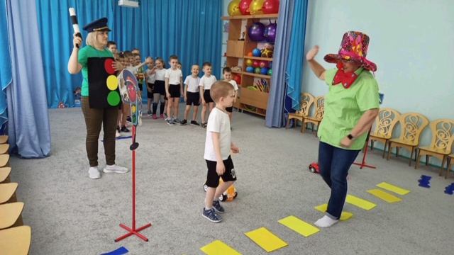 Спортивное мероприятие по ПДД в детском саду. смотреть онлайн