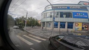 Калуга. Вид из окна автобуса.