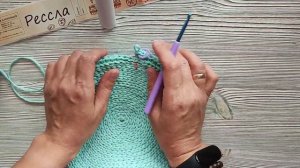 Вяжем салфетку из хлопкового шнура/мастер-класс/справ