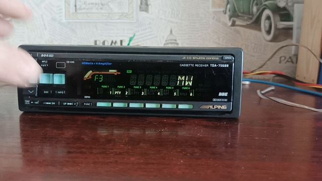 Автомагнітола Alpine TDA-7568R з bluetooth смотреть онлайн