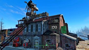 Fallout 4. СТРОЙКА, Озеро Эхо Строй-3, пол, крыша, оборона (неПрохождение 170)