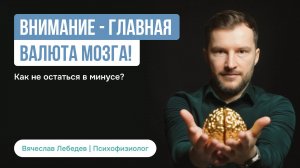 Внимание — главная валюта мозга! Как не остаться в минусе?