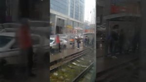 (Краснодар) Поездка на Трамвае по Маршрут N-4.  часть-4. 319