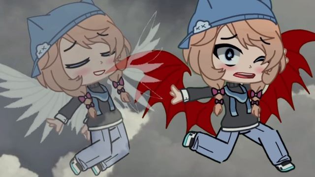 Дайте мне белые крылья|Meme|Gacha Club смотреть онлайн
