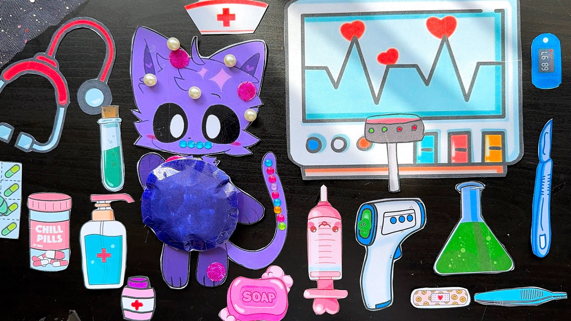 Catnap беременный 🩵 Много малышей 🌸Посмотри какие они получились / асмр смотреть онлайн