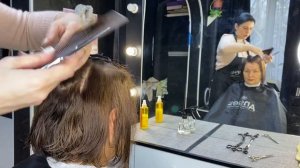 ОБЪЕМНАЯ СТРИЖКА ДЛЯ ЖЕНЩИН 60+ СТИЛЬНАЯ и НЕ ТРЕБУЮЩАЯ