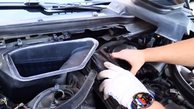 Mercedes GL 350 x166 замена воздушных фильтров смотреть онлайн