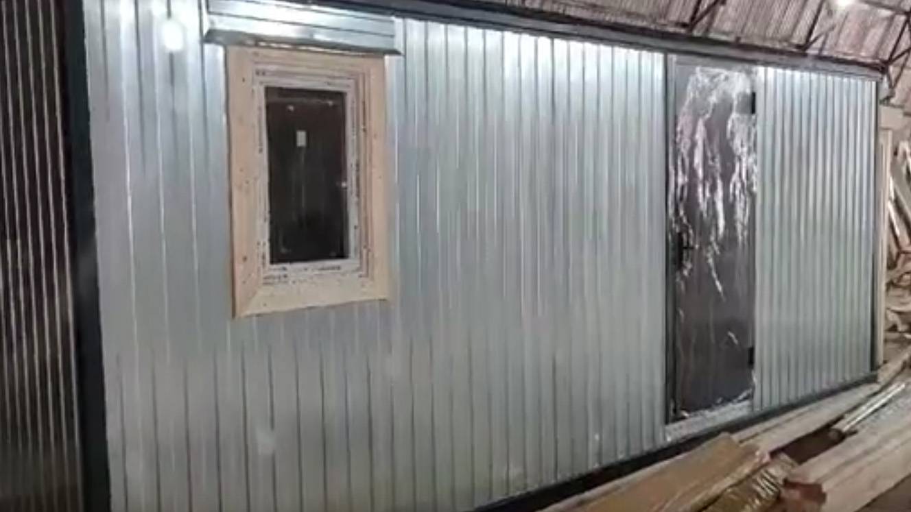 Бытовка строительная металлическая Московская область | «ПромСнаб» смотреть онлайн