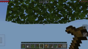 1 часть выживания на скайблоке в майнкрафт