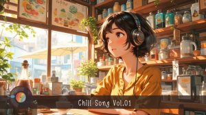 Chill Songs Vol.01| Длительное воспроизведение расслабляющей музыки для работы, учёбы и повседневно